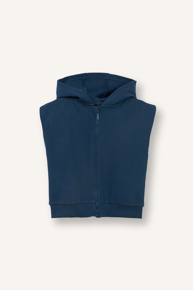 DeFacto Blue BabyBoy Baby Boy Regular Fit Vest Casual - Image 1